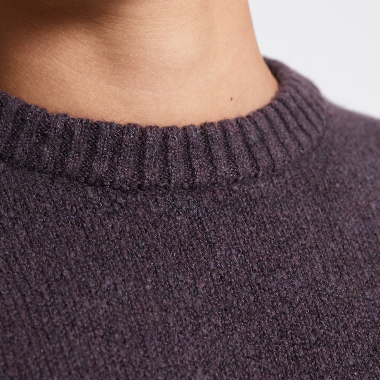 Knit sweater "River" Plum